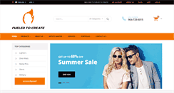 Desktop Screenshot of fueledtocreate.com